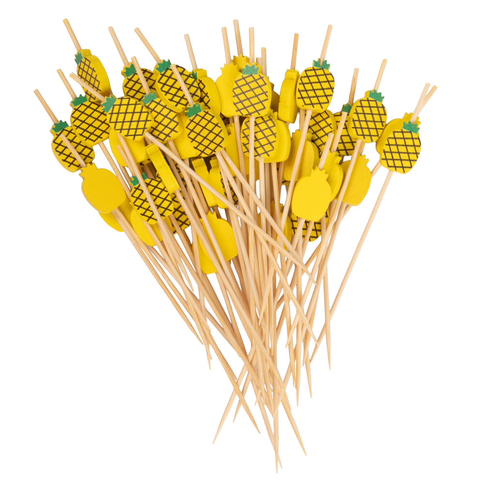 Bamboo Skewers Pack of 50 Sticks | Eco BBQ & Snack Sticks - Set of 2