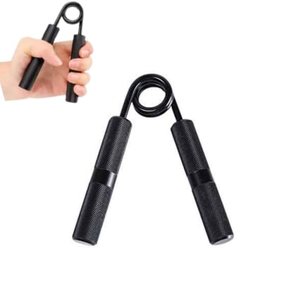 Metal Hand Gripper 200 Lbs Heavy Duty Forearm Wrist Strength Exercise Hand Grip, Fitness Grip Black (Pack of 1) Color - Black, Pattern - Solid Metal Hand Gripper 200 Lbs Heavy Duty Forearm Wrist Strength Exercise Hand Grip, Fitness Grip Black (Pack of 1) Color - Black, Pattern - Solid
