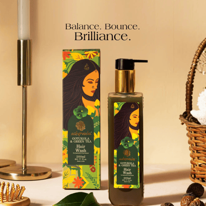 ashpveda Green Tea & Gotukola Hair Wash ashpveda Green Tea & Gotukola Hair Wash