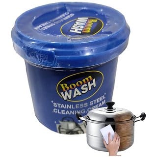 k kudos Stainless Steel Cleaning Cream - Over Cookware Metal Cleaning Paste - Powerful Household Kitchen Cleaner