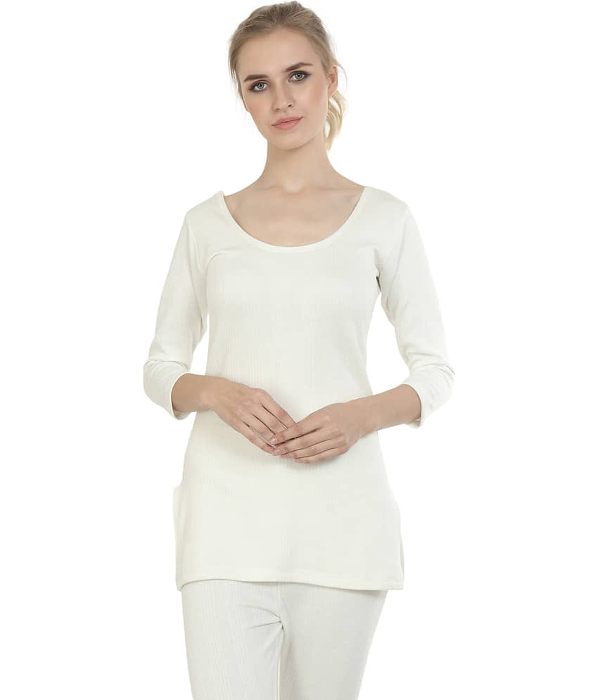 Zeffit Cotton Topwear - Off White