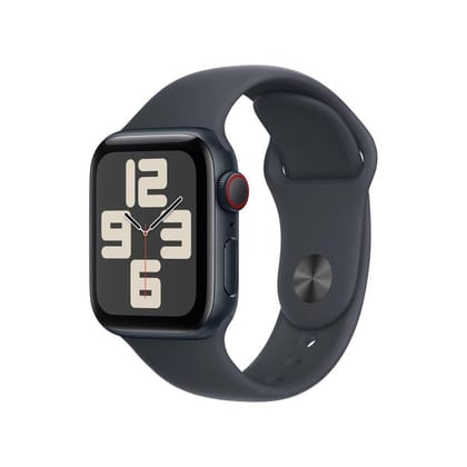 Apple Watch SE GPS + Cellular 40mm Midnight Aluminium Midnight Sport Band