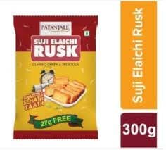 PATANJALI RUSK SOOJI ELAICHI 300GM
