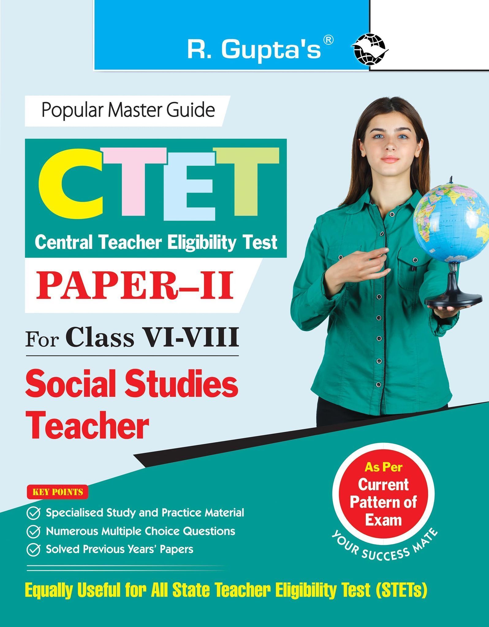 CTET: Paper-II (Class VI to VIII) Social Studies Teacher Posts Exam Guide [Paperback] [Mar 01, 2025] RPH Editorial Board