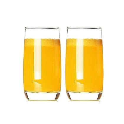 Steamless Plaza Clear Glass Elegant Drinking Glass for Water Wine Juice Beer Cocktails and Mixed Drinks