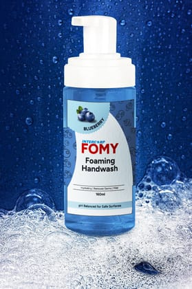 INTERCORP FOMY Antibacterial Soft Refreshing Foam Hand Wash, 160 ml (Blueberry)