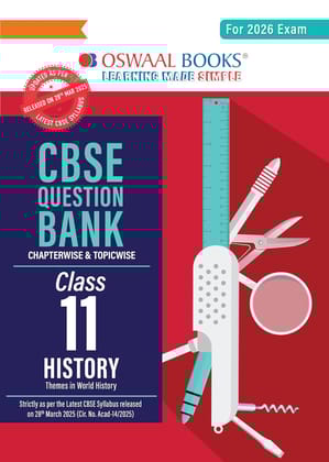 Oswaal CBSE Question Bank Class 11 History For 2026 Exam Paperback � 3 April 2025 [Paperback] Oswaal Books And Learning Private Limited