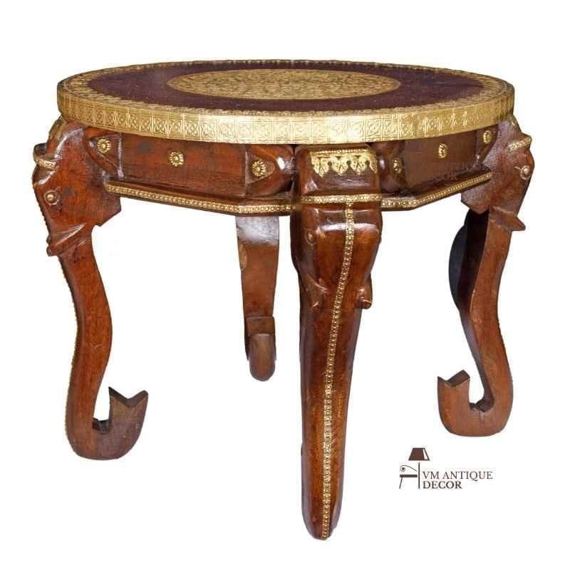 Wooden Coffee Table For Home/Office-Handicraft Side-Table-Lamp-Table-Nightstand-End Table