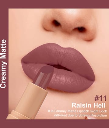 One Wish Fuchsia Pink Matte Long Lasting Creme Lipstick ( Pack of 1 )