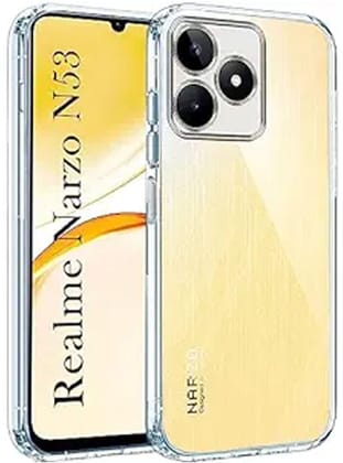 PLUGTECH TPU Ultra Hybrid Clear Camera Protection Back Cover Case for Realme Narzo N53,Realme C53,Realme C51 4G
