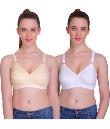 TT Pack of 2 Cotton Women's Everyday Bra ( Multi Color )