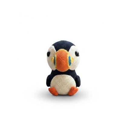 Handcrafted Crochet Puffin Plush Toy