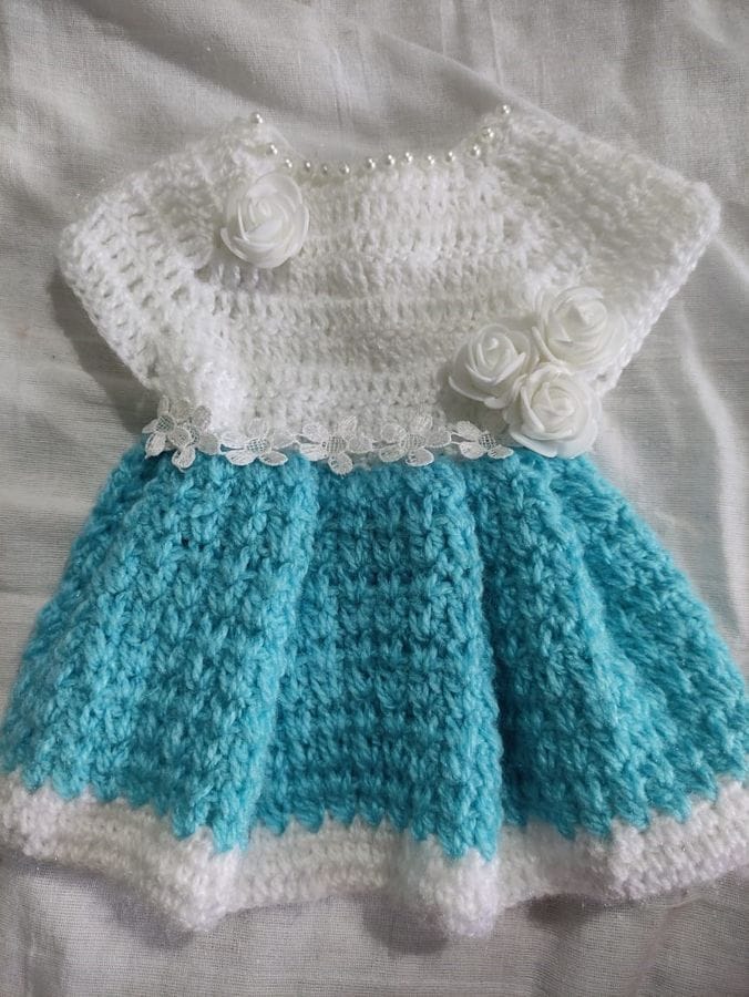 Baby woolen frock