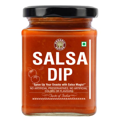 Organic Nation Salsa Dip | Homestyle Made with Fresh Tomatoes, Herbs & Spices | No Added Preservatives, No Artificial Flavours | Traditional Recipe, 260g Organic Nation Salsa Dip | Homestyle Made with Fresh Tomatoes, Herbs & Spices | No Added Preservatives, No Artificial Flavours | Traditional Recipe, 260g