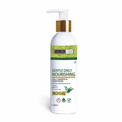 Indus Valley Organic Gentle Daily Nourishing 2-in-1 Shampoo and Conditioner for Dry Scalp, Stimulates Hair Growth, Deep Nourished Shiny Hairs Shampoo (200 ml, Pack of 1) Indus Valley Organic Gentle Daily Nourishing 2-in-1 Shampoo and Conditioner for Dry Indus Valley Organic Gentle Daily Nourishing 2-in-1 Shampoo and Conditioner for Dry Scalp, Stimulates Hair Growth, Deep Nourished Shiny Hairs Shampoo (200 ml, Pack of 1) Indus Valley Organic Gentle Daily Nourishing 2-in-1 Shampoo and Conditioner for Dry