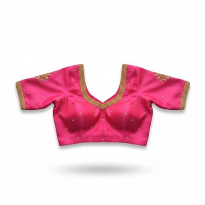 Women's Embroidered Pink Blouse