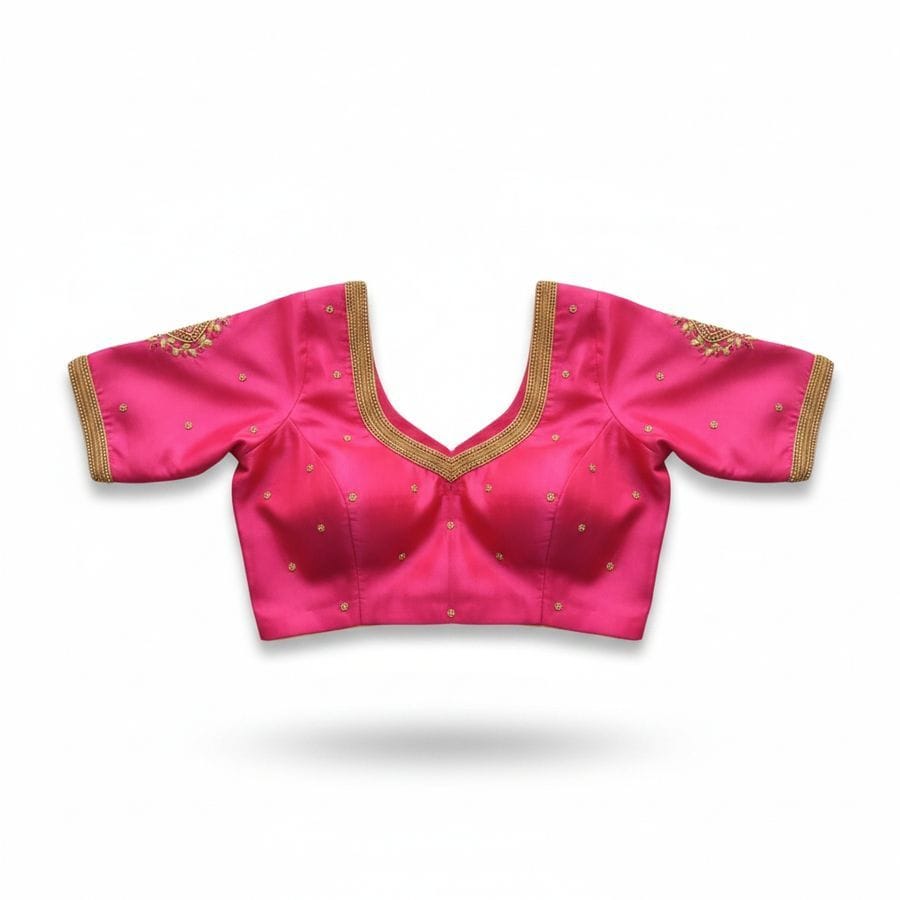 Women's Embroidered Pink Blouse
