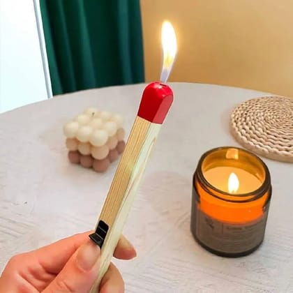 Match Stick Lighter Portable Reusable Gas Lighter with Matchstick Design, Easy-to-Use Ignition Tool for Kitchen, Gas Stove, Candle Lighting and Everyday Household Use (Random Color) Match Stick Lighter Portable Reusable Gas Lighter with Matchstick Design, Easy-to-Use Ignition Tool for Kitchen, Gas Stove, Candle Lighting and Everyday Household Use (Random Color)