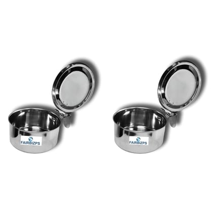 FAIRBIZPS Stainless Steel Spitting Mug, Spitting Mug for Old Age, Spit Bowl, Leakproof Spittoon Mug with Lid, Cough Spitting Box (300ml) Pack of 2, Silver FAIRBIZPS Stainless Steel Spitting Mug, Spitting Mug for Old Age, Spit Bowl, Leakproof Spittoon Mug with Lid, Cough Spitting Box (300ml) Pack of 2, Silver