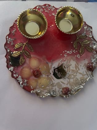 Resin puja thali