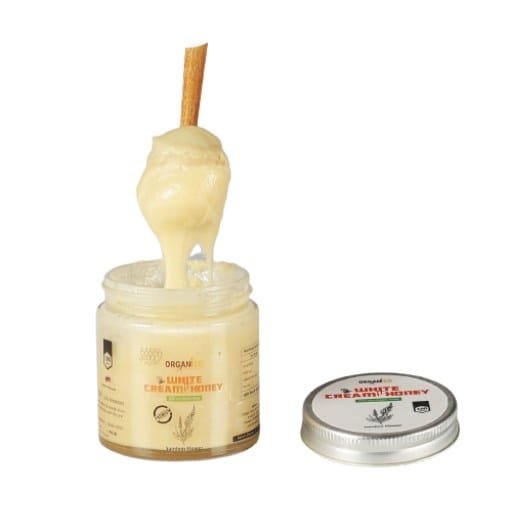 Organico White Cream Honey 100 Gms