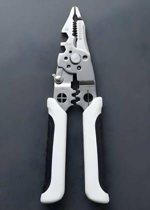 All-in-1 Multifunction Stainless Steel Wire Stripper & Crimping Tool | Wire Cutter, Cable Stripper & Wire Crimper | Professional Multi-Function Electrical Wiring Hand Tool