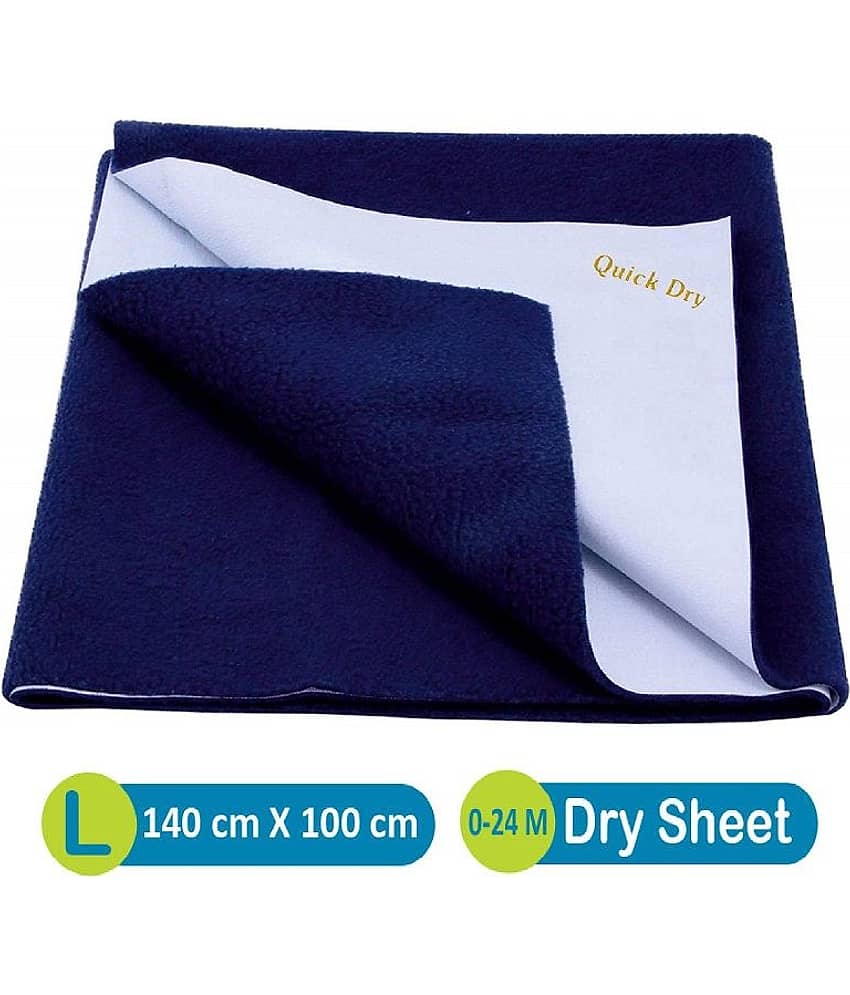 Quick Dry Plain Waterproof sheet Large Navy Rubber Sheet baby bed cover