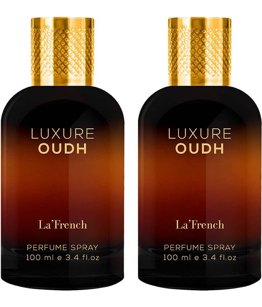 LA FRENCH Luxure Oud Eau De Parfum (EDP) For Men 200ml ( Pack of 2 )