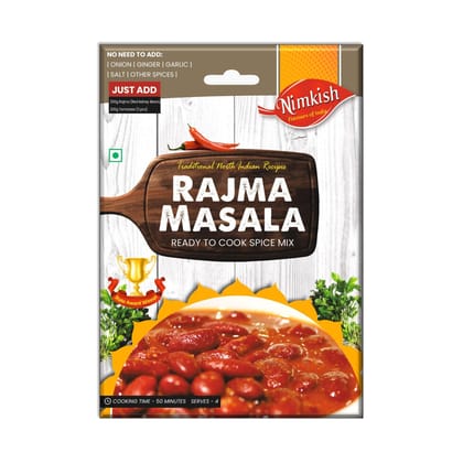 Nimkish Rajma Masala Ready to Cook Spice Mix | 60g | Onion Ginger Garlic Already in Mix | Himalayan Recipe Nimkish Rajma Masala Ready to Cook Spice Mix | 60g | Onion Ginger Garlic Already in Mix | Himalayan Recipe