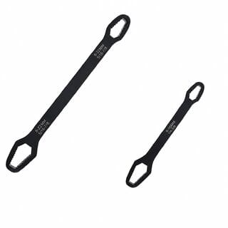 2 Pieces Universal Multifunctional Wrenches Set Torx Wrench Self-Tightening Spanner Hand Tools For 3Mm-22Mm Nuts