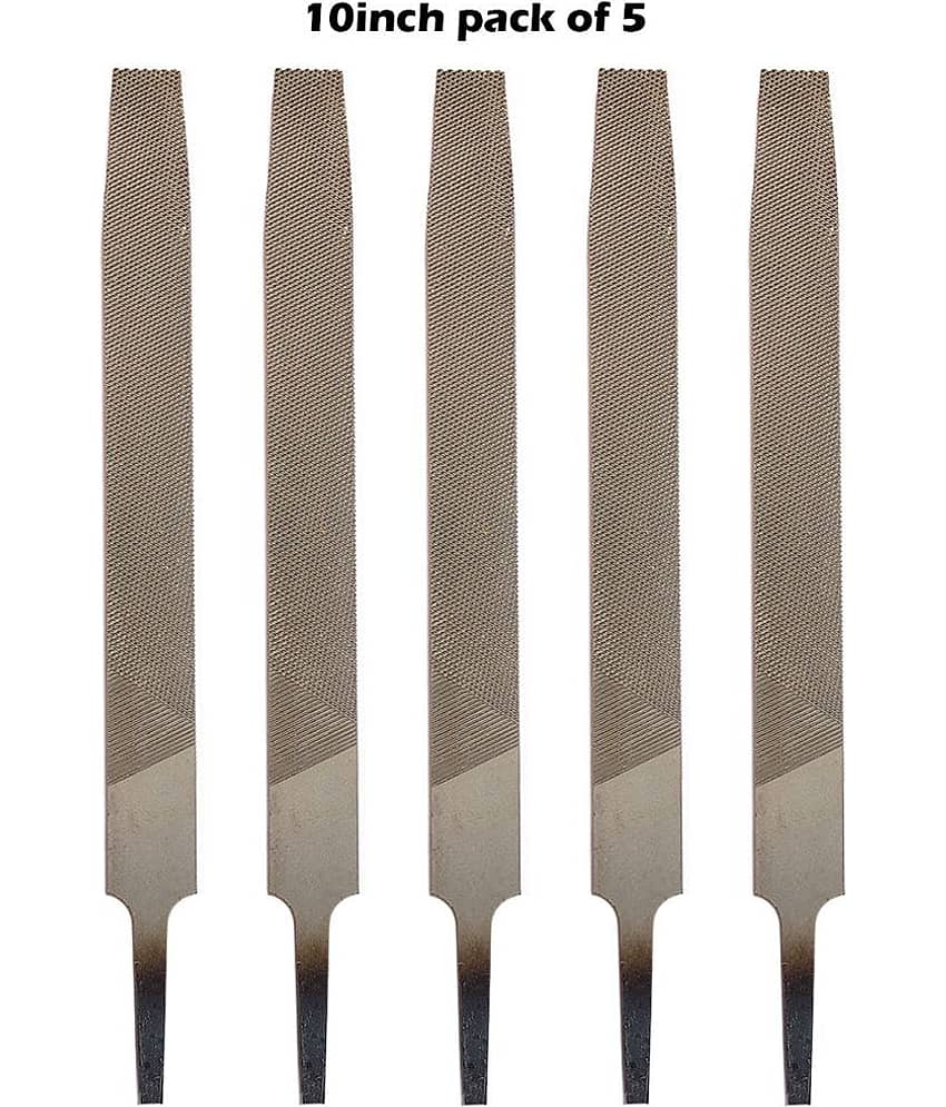 Flat Engineer's File Tool 10Inch (250mm) (Pack Of 5) File & Rasp Flat