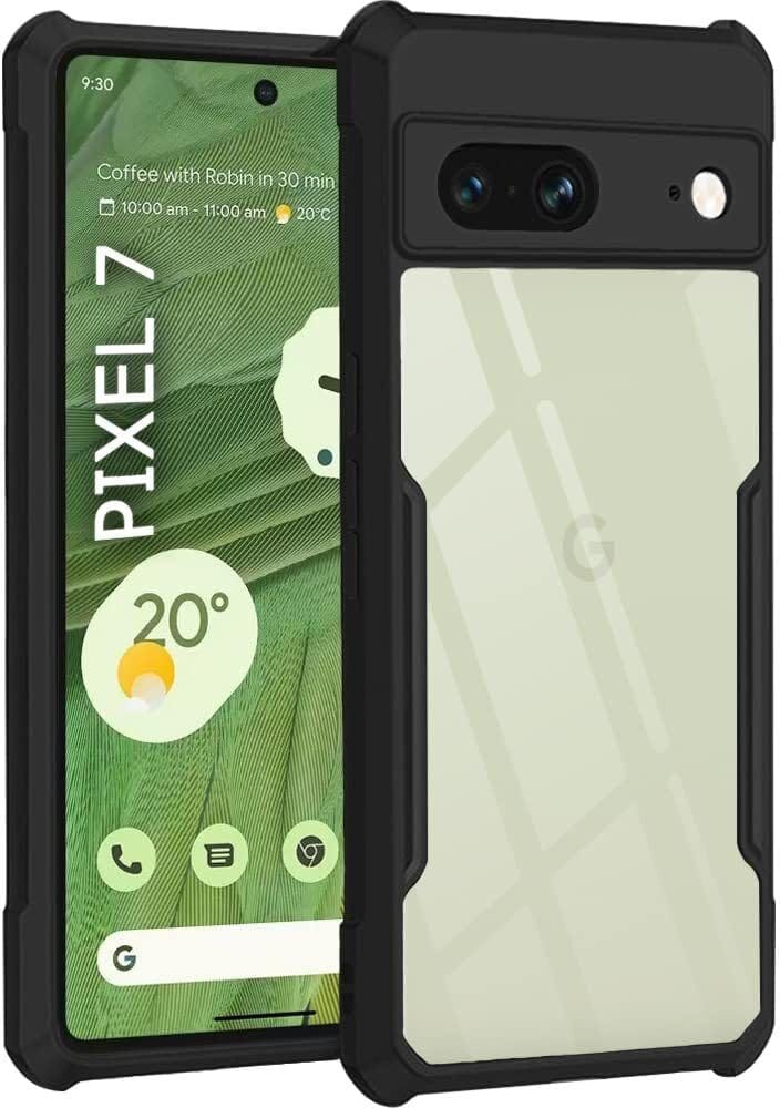 PLUGTECH Slim Shockproof Case | Matte Black Soft | Drop Protection | Precise Cutouts | Premium Mobile Cover for Google Pixel 7