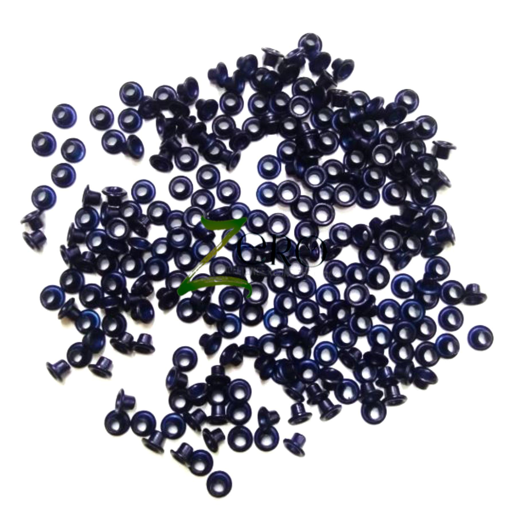 Brand Zero Oxford Blue Colour Eyelits Standard Size - Pack of 100 pcs