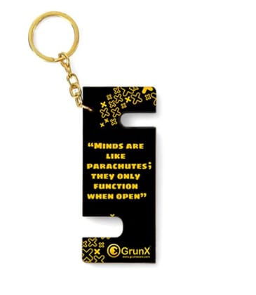 Pushpa - Keychain Stand For Smartphones With Life Quotes # 6