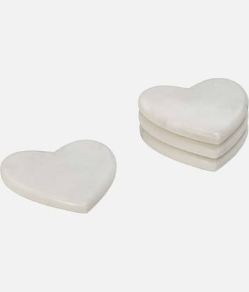 KRAFT CLOUDS Marble Designer Shape Coasters - Pack of 4
