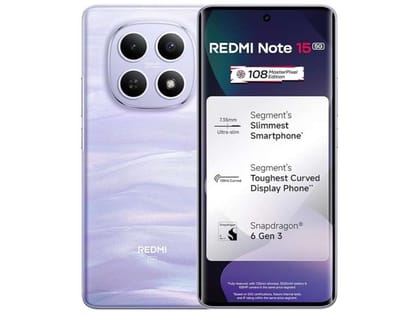 Redmi Note 15 5G Smartphone 8GB RAM, 128GB Storage - Mist Purple Redmi Note 15 5G Smartphone 8GB RAM, 128GB Storage - Mist Purple