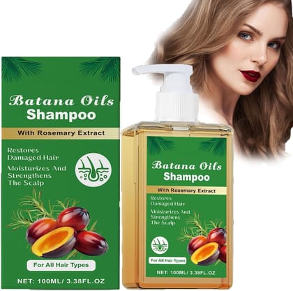 ELHAE Batana Oils Shampoo With Rosemary Extract | For All Hair Types | Nourishing Cleanser That Helps Moisturize & Strengthen Scalp and Hair | Gentle Use Daily Shampoo