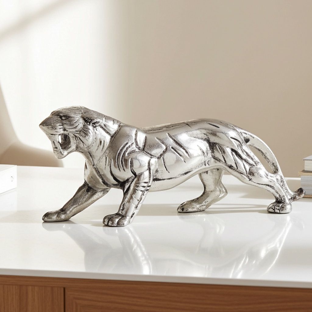 Aluminium Showpiece Tiger (ASMAS215 S)