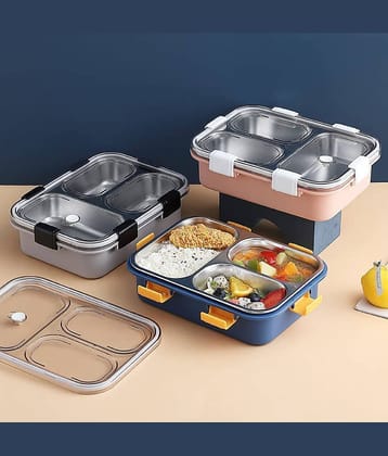 Shopper52 Plastic Lunch Box 3 - Container ( Pack of 1 )