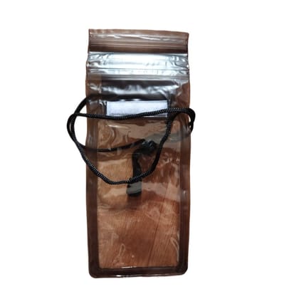 Waterproof Mobile Case Pouch with Clear Touch Window - Black