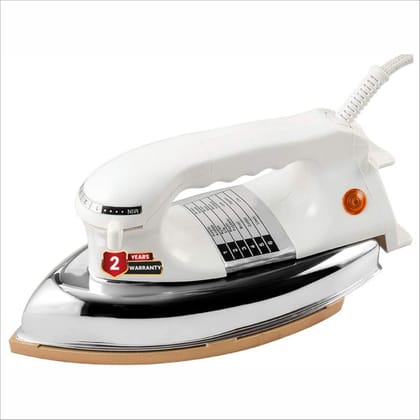 Baltra Duro Heavy Weight Automatic Dry Iron (Metal Body, White)1000W