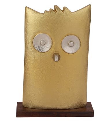 Cocovey GoldenGlow Aluminum Table Art Pack of 1 L 15 x W 5 x H 22 cm