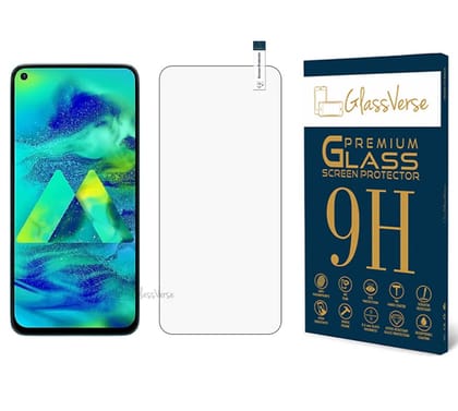 GlassVerse 9H Tempered Glass For Samsung Galaxy M40S Smartphone(Pack Of 1) With Free Installation Kit Full Screen Coverage If Received Damaged-6.4 Inch GlassVerse 9H Tempered Glass For Samsung Galaxy M40S Smartphone(Pack Of 1) With Free Installation Kit 