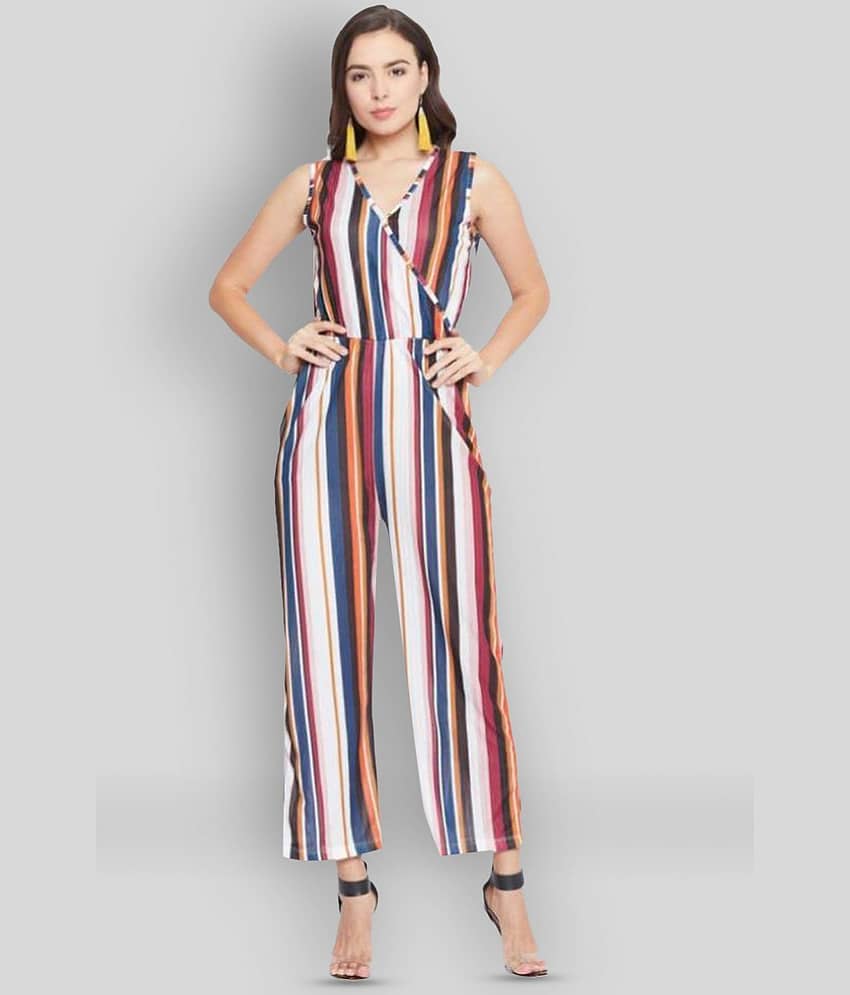 AUSTIN WOOD - Multicolor 100% Cotton Regular Fit Women's Jumpsuit ( Pack of 1 )