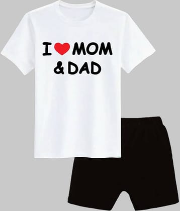 COOLTEES4U Pack of 1 Unisex Polyester T-Shirt & Shorts Set ( Multicolor )