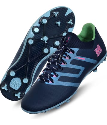 Vector X Maestro 3D Texture Navy Football Shoes