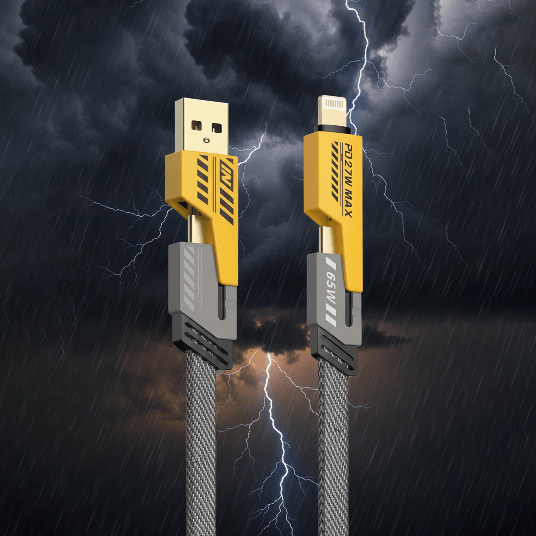 ⁠AmpX 2 | 4-in-1 Charging Cable | Fast Charging (Copy)