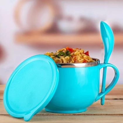 PMH Stainless Steel Maggie (Noodles) Bowl and Soup Container With Lid
