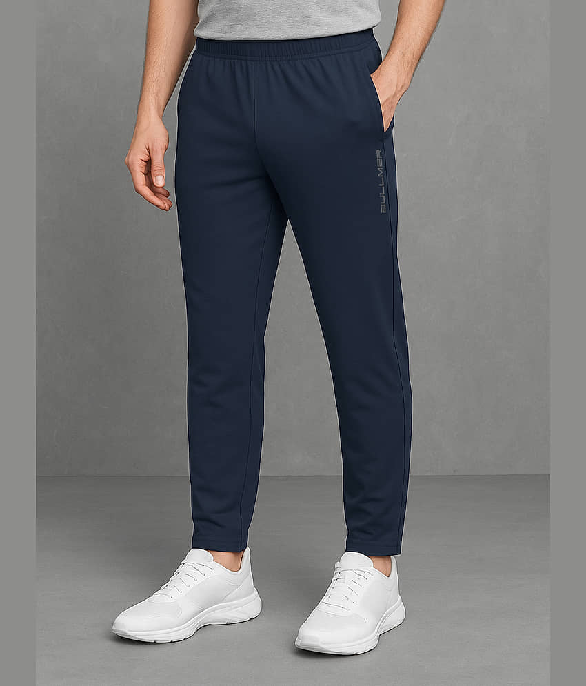 BULLMER Black Cotton Blend Men's Trackpants ( Pack of 1 )
