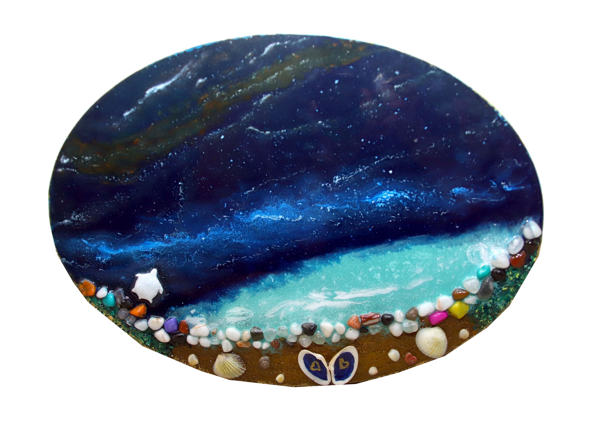 Blue Resin Nameplate